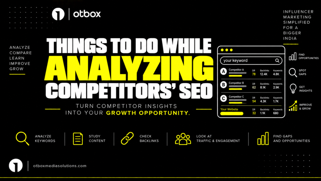 Things to do while analyzing competitors’ SEO