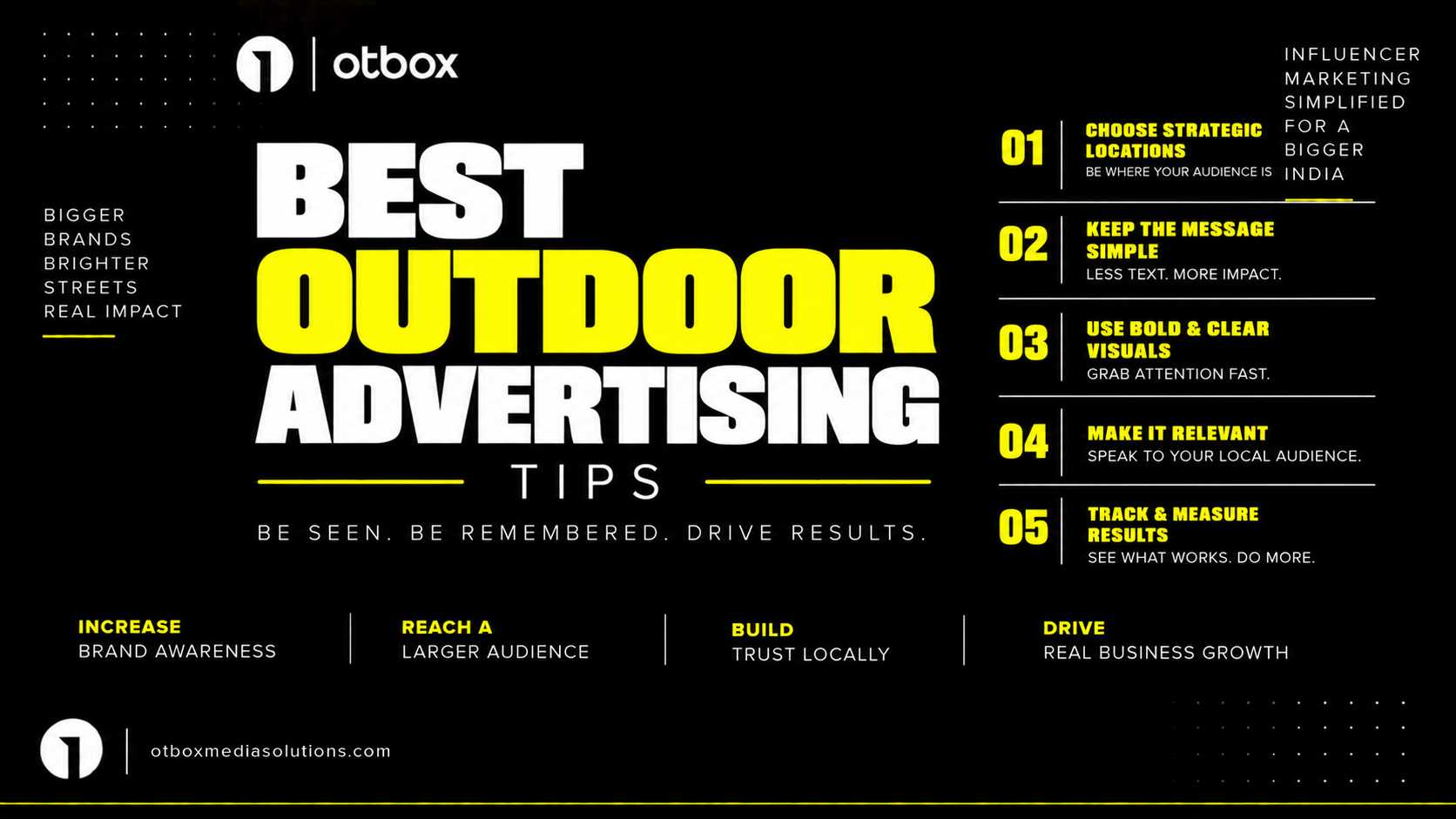 BEST OUTDOOR ADVERTISING TIPS