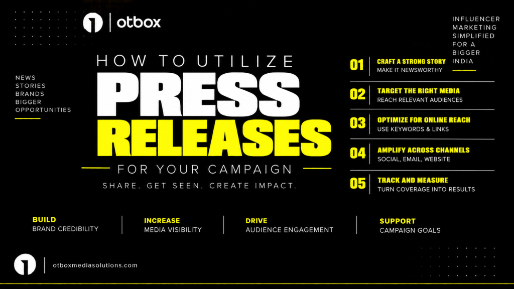 How to utilize Press Releases for your campaign