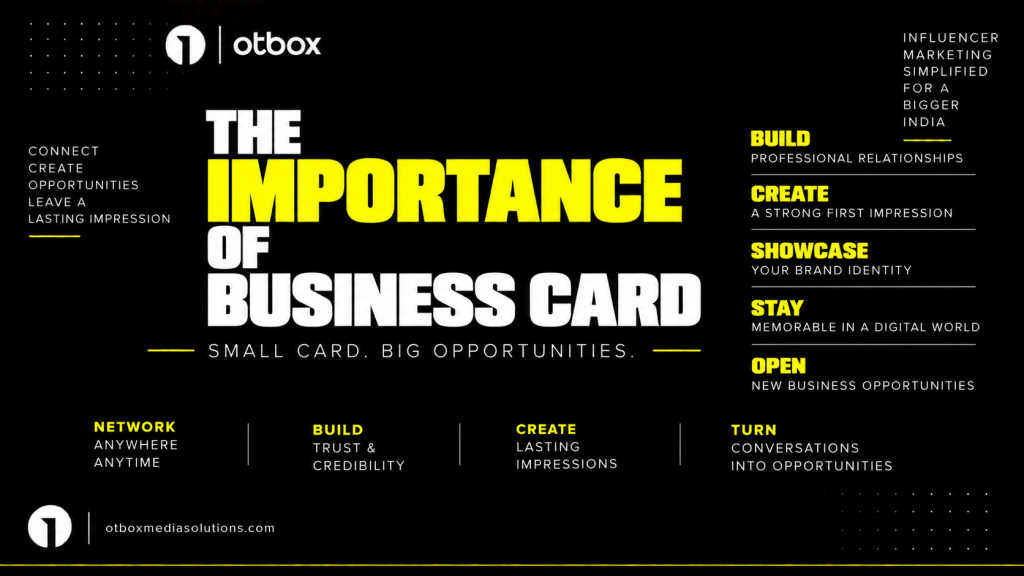 Importance of Business Card