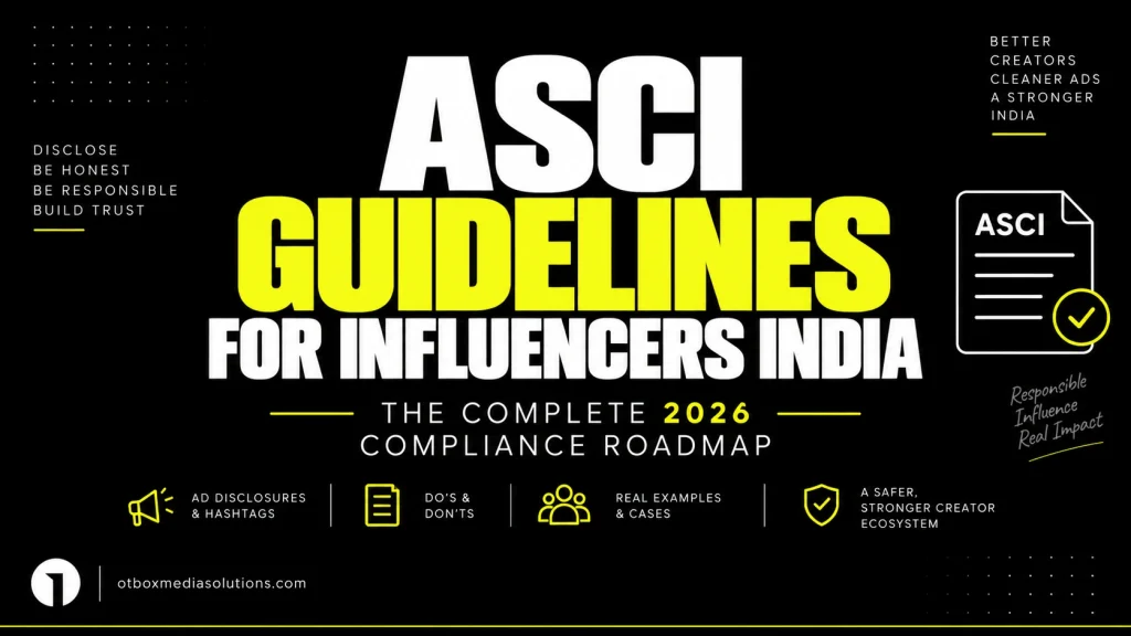 ASCI Guidelines for Influencers India: The Complete 2026 Compliance Roadmap