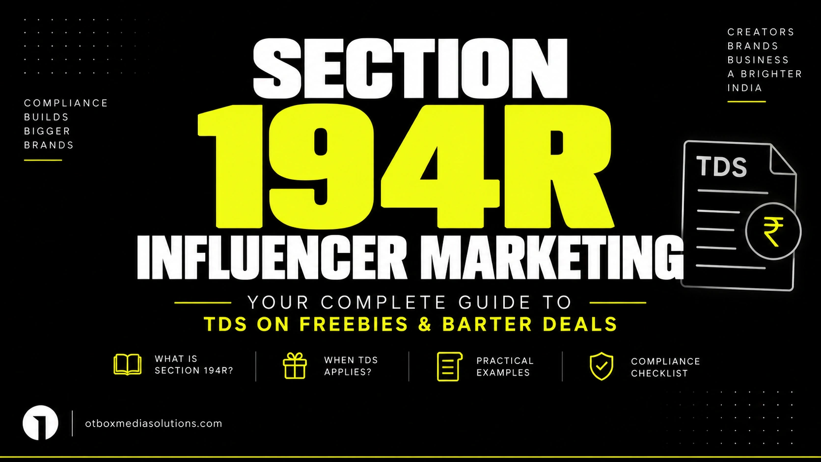Section 194R Influencer Marketing: Your Complete Guide to TDS on Freebies & Barter Deals