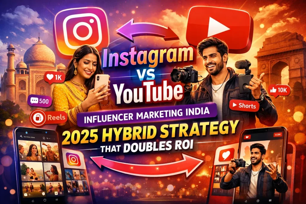 Instagram vs YouTube Influencer Marketing India