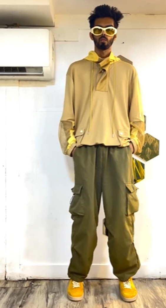 Creator 02 wearing Rare Rabbit shoes