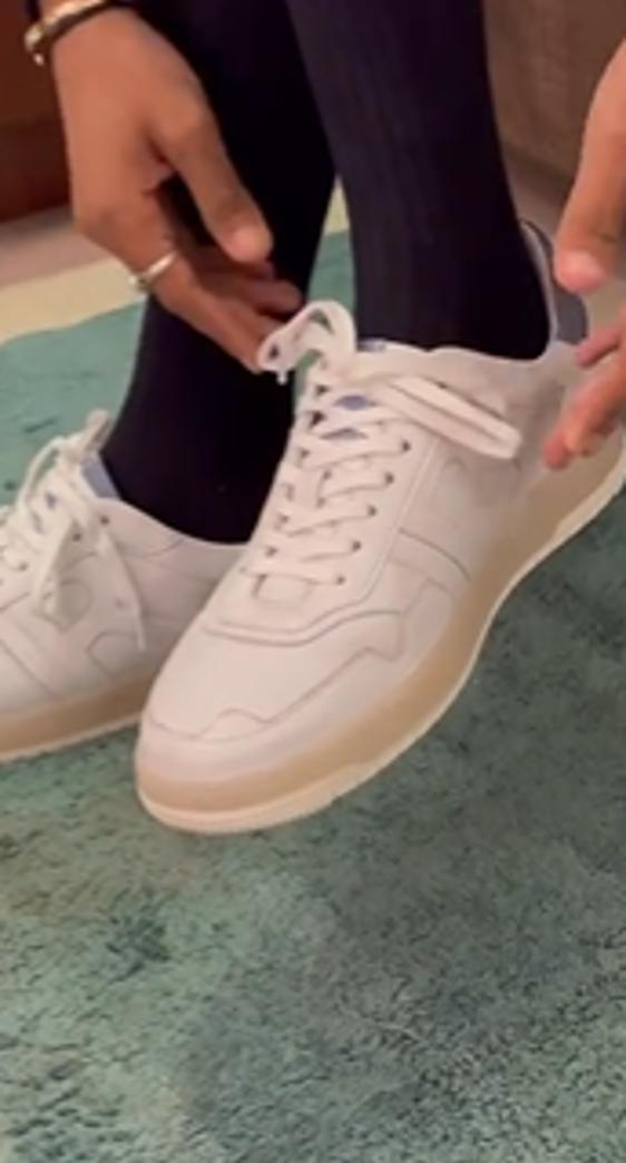 Creator 03 showing Rare Rabbit sneakers
